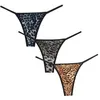 Mulheres leopardo brasileiro tangas mid-rise bikini tanga estiramento charme calcinha macia lingerie