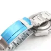 Män tittar på lyx D Blue Sea-Dweller Ceramic Bezel 44mm rostfritt stål glidlås fast automatisk svart dykare mens designer mästare klockor djupa armbandsur rol4