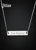 Bar Necklace Engraved in Stainless Steel Personalized Name Necklace Nameplate Custom Made with Any Name8668278