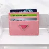 Triangle Luxury high quality Designer Wallet Card Holder fashion Womens Leather Cardholder Mini Purse Mens Wallets keychain Coin Purses key pouch passport holder