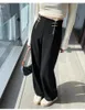 Women's Pants Chinese Style High Waist Suit Spring And Autumn Straight Loose Drooping Mop Wide Leg