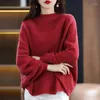 Pulls pour femmes Pulls tricotés en vrac Pull Tops Femmes Mode O-Cou À Manches Longues Dames Pull Jumper Bat Wing Casual Top D92