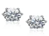 Argento sterling S925 2CT Coppia Moissanite Orecchini con diamanti Orecchini di fidanzamento per matrimonio Taglio brillante DVVS1 Regalo donna Hip Hop8512997