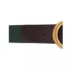 mode qualité vert bleu web avec cuir noir femmes ceinture avec boîte mode hommes classique or argent boucle ceinture hommes designe211a