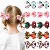 Hair Accessories Oaoleer 2Pcs/set Glitter Bows Clip For Baby Girls Fashion Handmade Ribbon Barrettes Kids Pin Korean Headwear Gifts