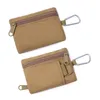 屋外ミニ戦術ウォレットメンズEDCモルポーチポータブルキーカードケースコイン財布狩猟バッグジッパーパック多機能バッグ