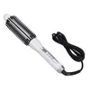 Rollers Hair Rollers Professional Electric Ceramic Curler Straightener Heat Comb Air Brush Curling Styling Tools 230209