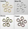 4mm Ringetjes Open Connectors Goud Zilver Brons Koperen Connectors 6 Kleuren verkopen 2000 stukslot DIY4730334