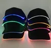 Ball Caps Fashion Unisex Solid Kolor LED LUDINY Baseball Hat Christmas Party szczyt Cap7150788