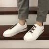 Vickies brown dress shoes lace-up business casual shoes social quality leather men lightweight chunky sneakers formal trainers
