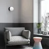 Wall Lamp Round Ball Designer's Minimalist Cream Style Living Room Background Mesh Spherical Bedside