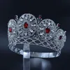 Rhinestone Crown Miss Beauty Crowns for Pageant Contest Privat Custom Round Circles Bridal Wedding Hair Smycken Pannband MO228 Y2321J