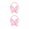 Acessórios de cabelo 2 PCS Lantejoulas Escala de Peixe Borboleta Linda Meninas Crianças Elásticas Princesa Crianças Laços Bebê Headwear