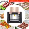 Parrilla eléctrica para barbacoa, sartén para carne, máquina giratoria automática para pinchos, estufa de Kebab sin humo, asador de barbacoa, horno, olla caliente, UE