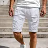 Shorts pour hommes 2024 Mode Hommes Ripped Short Jeans Marque Vêtements Bermuda Été Coton Respirant Denim Hommes