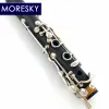 MORESKY Oehler System Clarinetto A Tune Ebanite/Gomma dura 18 tasti E811