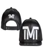 Fashion Fashion TMT Snapback Hat The Money Hats Summer Visor Leather Cap St Skateboard GorraAdjustable Caps5594152