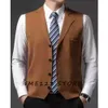 Men's Serge Casual Suit Male Elegant Vest Vests for Women Steampunk Wang Formal Man Ambo Gothic Chaleco Suits Fan