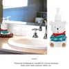 Liquid Soap Dispenser Cartoon Lotion Press Type Bottle Pump fyllda djur påfyllningsbar barnkroppstvätt