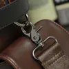 Bortkyror Vintage Men Handbag Crazy Horse Leather Läder Mäns affärsbristsorts varumärke axel crossbody väskor manliga stora resor bärbara väskor