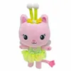 Cartoon Mermaid Cat Plush Toy Dolls Stuffed Anime Birthday Gifts Home Bedroom Decoration