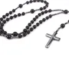 Pendentif Colliers Antique Religieux Pour Croix Rosaire Prière Catholique Perles Collier Goutte