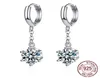 Silver 925 Charm Women 6mm Zircon Earrings Fashion Jewelry Classic Stud Earring for Girl Elegant Gifts Xeh60327126155850