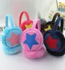 Cute Star Paraorecchie lavorato a maglia caldo Baby Cache Oreilles Paraorecchie per bambini per ragazzo Paraorecchie per ragazze Scaldini per orecchie regalo per bambini Inverno H2564898524