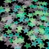 Stickers muraux non définis 50pc 3d décor à la maison enfants chambre fluorescente lueur dans les étoiles sombres flocon de neige lumineux