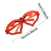 Sunglasses Party Costume Glow In Dark Heart Shape LED Glowing Rainbow Window-shades Mask Glasses Festival Events Supplies Favor