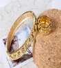 Anéis Bangles Sets Women Moda Flowers Bracelets Rings Gold Silver Girls Wedding Jewelry Conjunto Amante Presente5987008