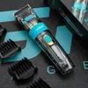 Trimmer Vgr Tagliacapelli professionale ricaricabile Tagliacapelli per uomo Rasoio Taglio capelli Hine Accessori barbiere Taglia Hin Barba