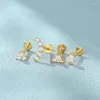Boucles d'oreilles Stud Roxi Creative Fikeed Labret for Women 925 STERLING Silver Piercing Jewelry ins Pendientes Plata
