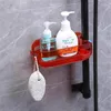 Kitchen Storage 2 In 1 Home Sink Sponge Holder Drain Drying Rack Soap Shelf Basket Faucet Bathroom Water Pipe