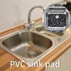 テーブルマット2PCS皿乾燥マットソフト保護カバーパッドキッチンカウンター多機能排水アクセサリーグラスパッド