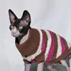 Abbigliamento per cani Sfinge Vestiti per gatti Maglione Maglione per gatti Cucciolo Dolcevita lavorato a maglia Maglioni medi Poleron Cani di piccola taglia Maglia a collo alto