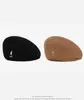 Beret Caps Women Kangol Hat Mens Cap francuska moda wełna wełna burgundowa fedora haftowa beret zima unisex5391092