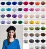 Frauen Mädchen Baskenmütze Französisch Künstler Warme Wolle Winter Beanie Hut Retro Vintage Plain Baskenmütze Einfarbig Elegante Ladies15610017