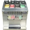 Kolice ETL 인증서 상업용 7 맛 4+3 혼합 소프트 서비스 아이스크림 기계 스낵 식품 기계, 완전한 트랜스퍼 트 디스펜서, 상부 탱크 냉각