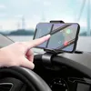 Car Phone Holder Easy Clip Mount Stand Panel Dashboard GPS Navigation Multi-Functional Bracket Holder For IPhone Xiaomi Samsung OnePlus Mobile Phone Holder