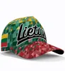 リトアニア野球帽カスタム名チームリトアニアのロゴlt hat ltu country travellietuva nation lietuvos flag headgear9456233