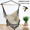 Hamacs Extérieur style bohème maison jardin suspendu hamac chaise dortoir intérieur par balançoire chaise suspendue avec support en bois 220606