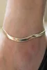 Hot Sale Chain Fine Fish Scale Anklet Armband Seaside Foot Jewelry Gold/Silver Plated Anklet2395112