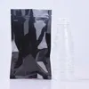 장기 식품 저장 및 수집품 보호 용 블랙 플라스틱 mylar bags 알루미늄 호일 지퍼 백