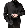 Winter Männer Graben Mantel Jacke Kurze Slim Fit Casual Mäntel Koreanische Einfarbig Steetwear Windjacke Turndown Kragen Outwear 231225