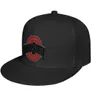 Logotipo del equipo primario de Ohio State Buckeyes Estilos de gorra de béisbol de ala plana unisex Sombreros de camionero del equipo Fútbol deportivo negro Impresión de mármol6637093