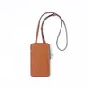 Bolsa de telefone celular feminina mini crossbody moda couro cor pura design bolsa carteira telefone celular anti perda longo zíper moda masculina e feminina sexy