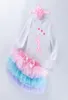 Girl039s Платья Одежда для первого дня рождения для маленьких девочек 1 год Маленькое платье Одежда Детская летняя одежда Младенец Крещение Рождественский костюм7065295