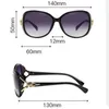 Sonnenbrille Damen Großer Rahmen Street Po Retro Damen Freizeit Shopping Sonnenbrille Advanced Sunshade UV400 Brillen