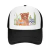 Gorras de bola Woodland and Fern Mix Gorra de béisbol Deportes Sombrero divertido Visera térmica Mujer Hombre